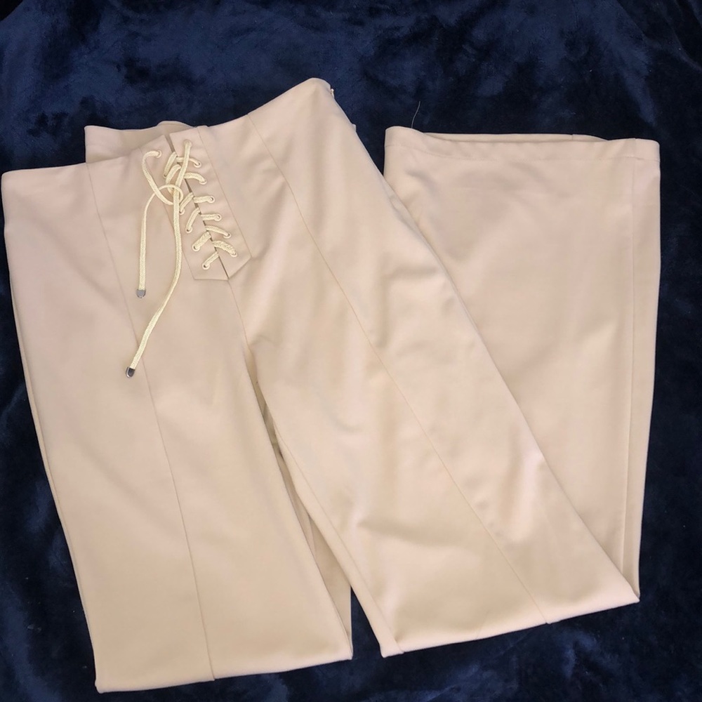 Cream Wide Leg Pants NWT